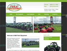 Tablet Screenshot of mpfarmequipment.com